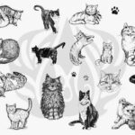 SILK SCREEN CATS
