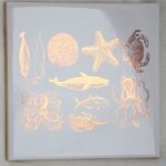 DECAL GOLD LUSTER SEA LIFE