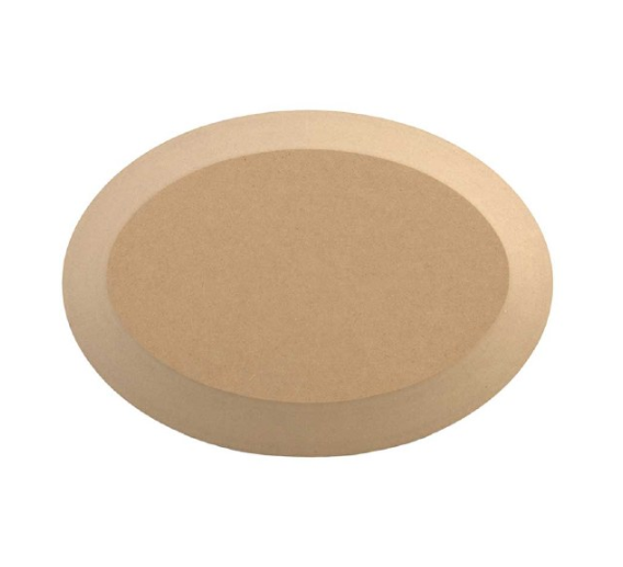Wooden oval form Oval (12.5 x 20cm) wooden mould - Image 1